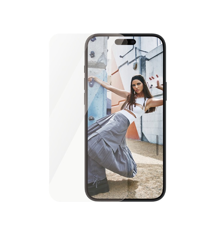 PanzerGlass BULKSAFE95877 Pellicola Vetro Temperato trasparente proteggischermo Apple iPhone 15 Plus/16 Plus