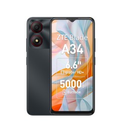 Smartphone ZTE Blade A34 64GB 6.6 IPS LCD 8MP Gray [Grade A]"