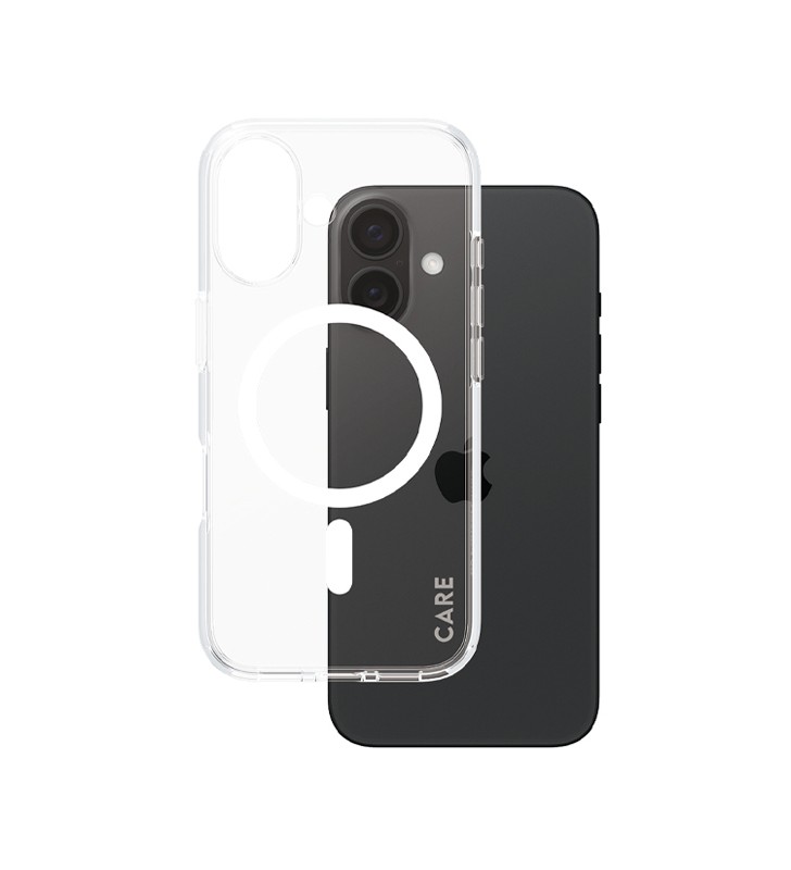 Cover PanzerGlass trasparente Urban Combat White MagSafe Apple iPhone 16 [5715685004032]