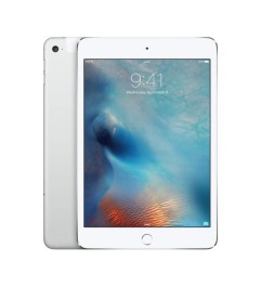 Apple iPad Mini 4 (A1550) 64GB SpaceGray 2015 7.9 MK892B/A WiFi+LTE 4G Cellular Argento [Grade B]"