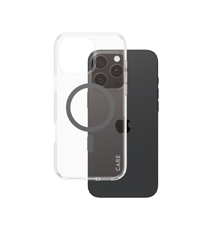 Cover PanzerGlass trasparente Urban Combat w. Black MagSafe iPhone 16 Pro Max [5715685004148]