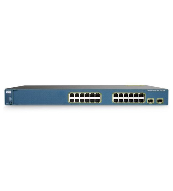 Cisco Catalyst WS-C3560V2-24PS-S V07 switch di rete Gestito Gigabit Ethernet (10/100/1000) 1U Nero