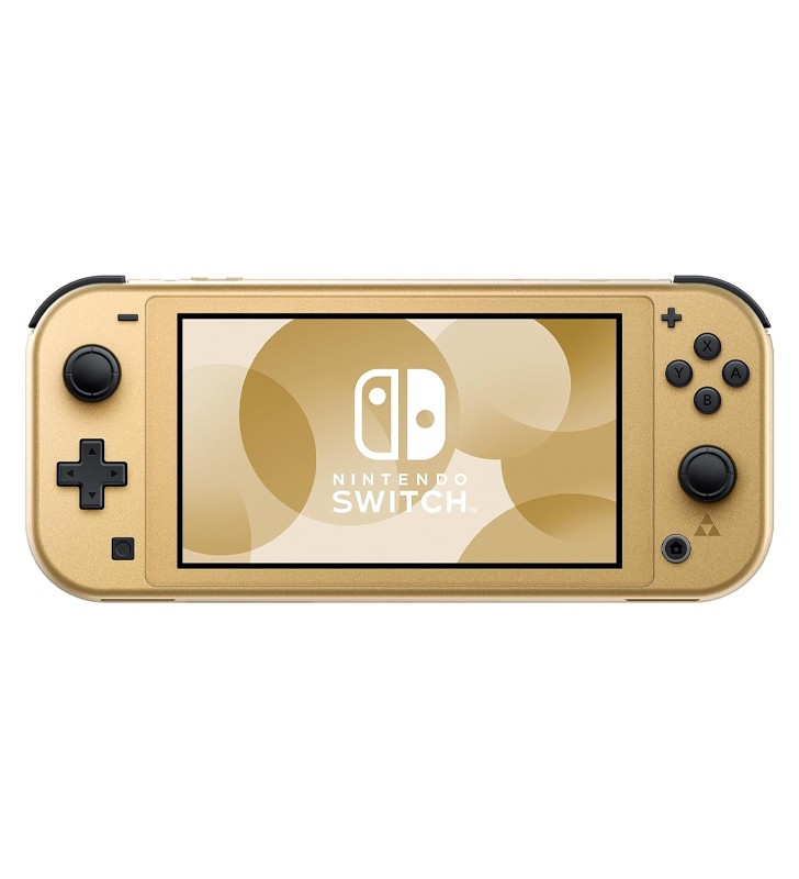 Console Nintendo Switch Lite Hyrule Edition NVIDIA Custom Tegra 32GB 5.5 LCD Touchscreen Wi-Fi Gold"