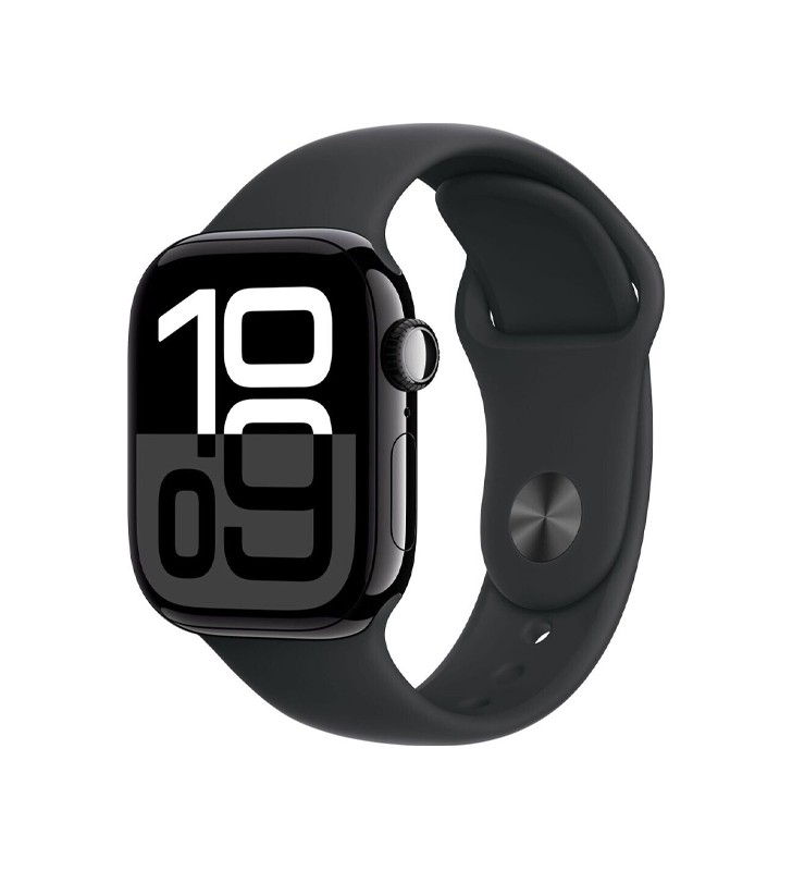 Smartwatch Apple Watch Series 10 GPS (A2997) Aluminium 42mm 64GB OLED Touchscreen Black [Grade B]