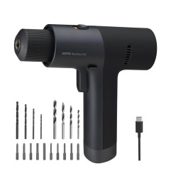 Hoto Tools QWLDZ001 trapano 1400 Giri/min Nero