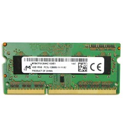 Memoria RAM per Notebook 4GB DDR3 SO-DIMM PC3-12800 1600MHz 204-Pin 1.35V - Micron MT8KTF51264HZ-1G6E1