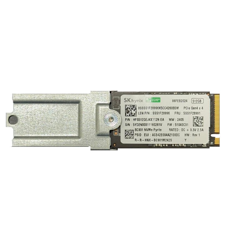 SSD SK Hynix 512GB M.2 2280 PCIe Gen4 x4 NVMe - Lenovo FRU:5SS1F28991