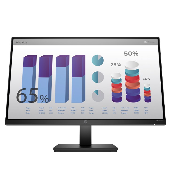 Monitor Lenovo ThinkVision P24Q G4 24 Pollici 2560x1440 QHD USB VGA HDMI Black