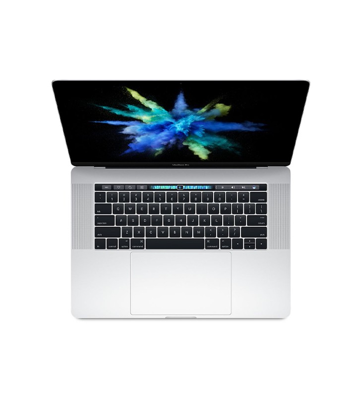 Apple MacBook Pro 15 Metà 2017 MPTR2LL/A Touch Bar i7-7700HQ 16GB 256GB SSD 15.4 Retina Silver [Grade B]"