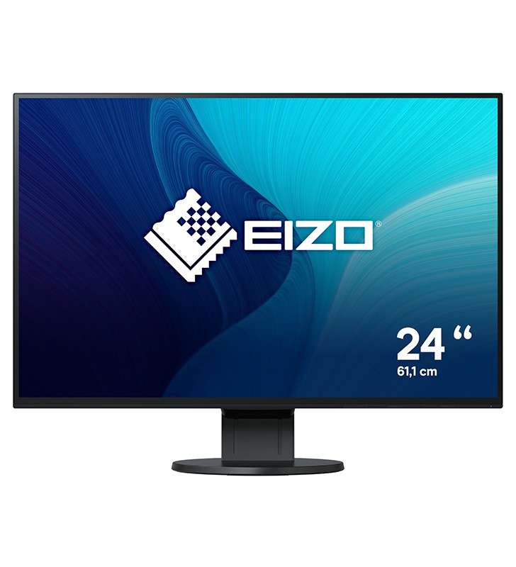 Monitor Eizo FlexScan EV2456-BK 24 Pollici 1920x1200 WUXGA LED VGA DVI HDMI DP Black
