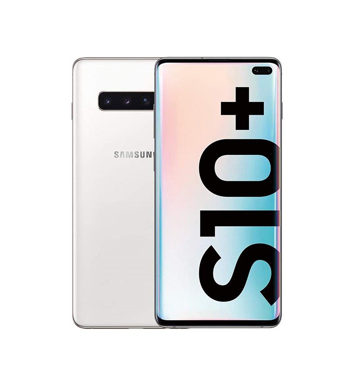 Smartphone Samsung Galaxy S10+ SM-G975F 128GB 6.4 12MP White [Grade C+]"