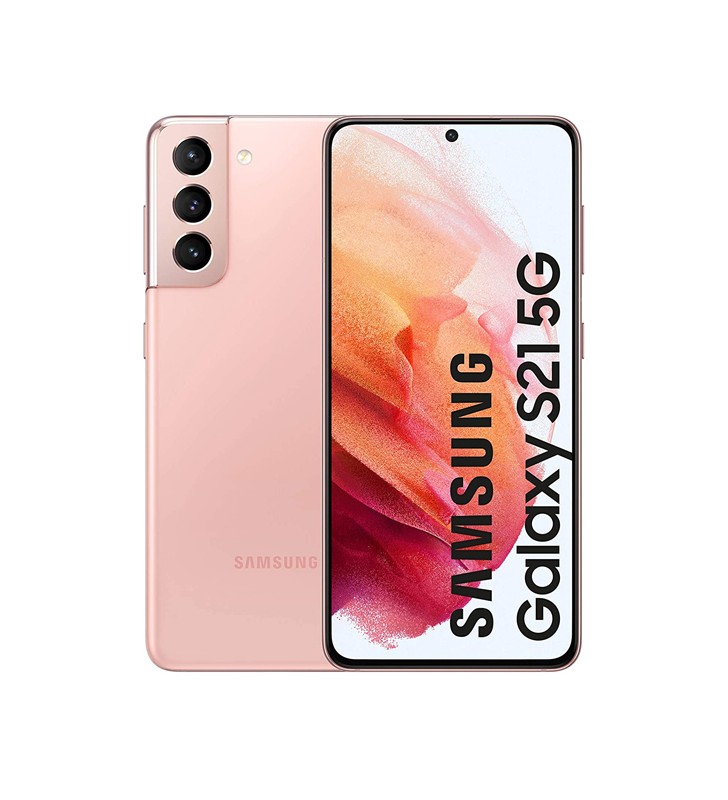 Smartphone Samsung Galaxy S21 5G SM-G991B 256GB 6.2 Dynamic AMOLED 2X 12MP Pink"