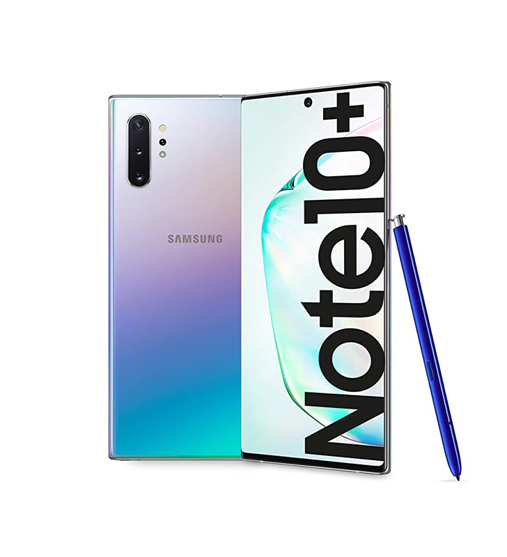 Smartphone Samsung Galaxy Note 10+ SM-N975F 256GB 6.8 16MP Silver [Grade C+]"