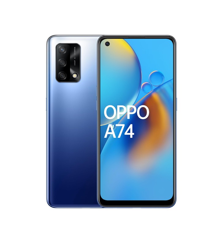 Smartphone Oppo A74 5G CPH2197 128GB 6.4 LCD 48MP Blue [Grade B]"