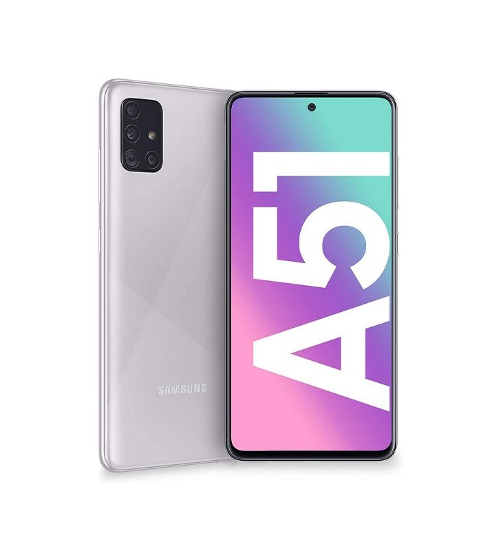 Smartphone Samsung Galaxy A51 SM-A515F 128GB 6.5 SAMOLED 48MP Silver"