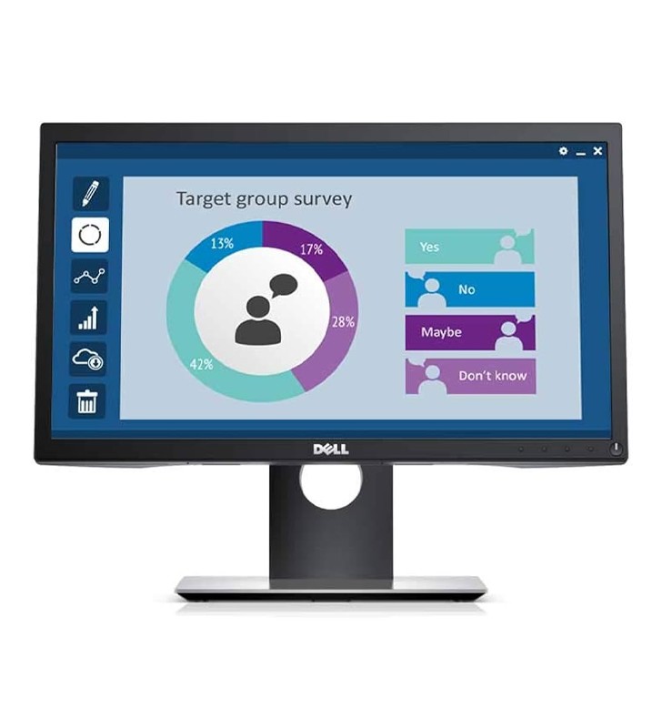 Monitor Dell P2018H 20 Pollici 1600x900 VGA HDMI DsiplayPort Black