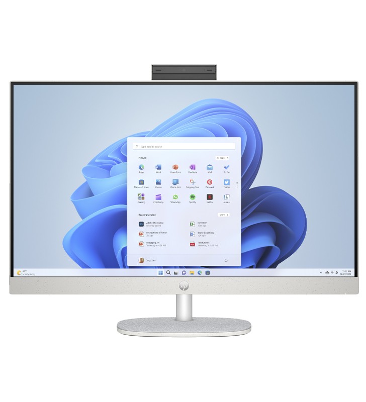 PC HP All in One 27-cr1004nl Core Ultra 5 125U 1.3GHz 16GB 512GB SSD 27 Full-HD LED Windows 11 Home"