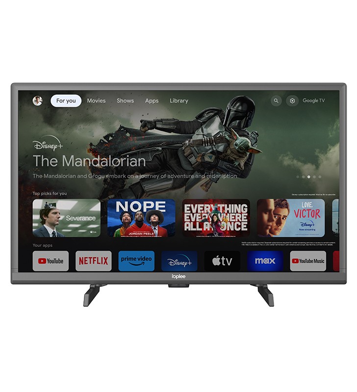 TV Ioplee IOP24GTV 32 Pollici 1366x768 HD Smart TV LED DVB-T2 Black [Grade B]