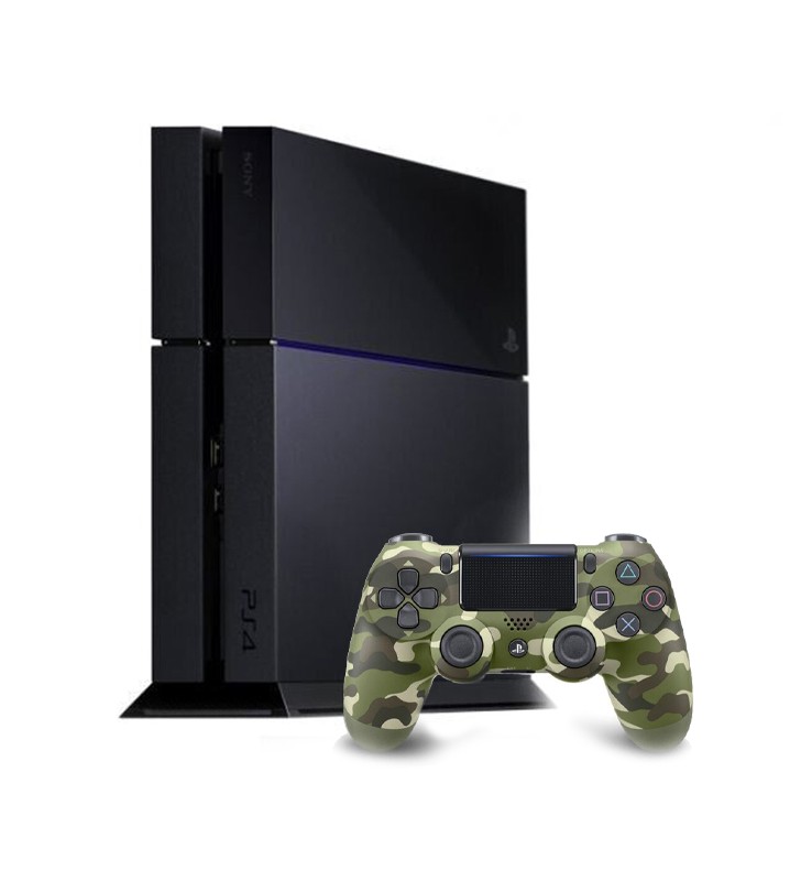Console Sony Playstation 4 500GB HDD Blu-Ray/DVD Controller Incluso Military Gray [Grade B]
