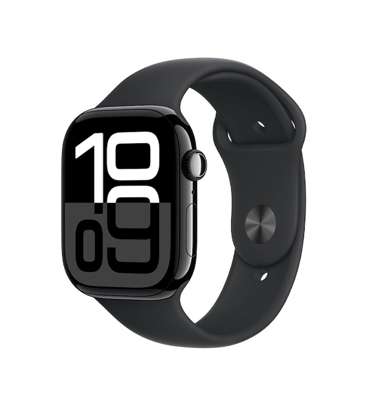 Smartwatch Apple Watch Series 10 GPS (A2999) Aluminium 46mm 32GB OLED Touchscreen JetBlack [Grade B]
