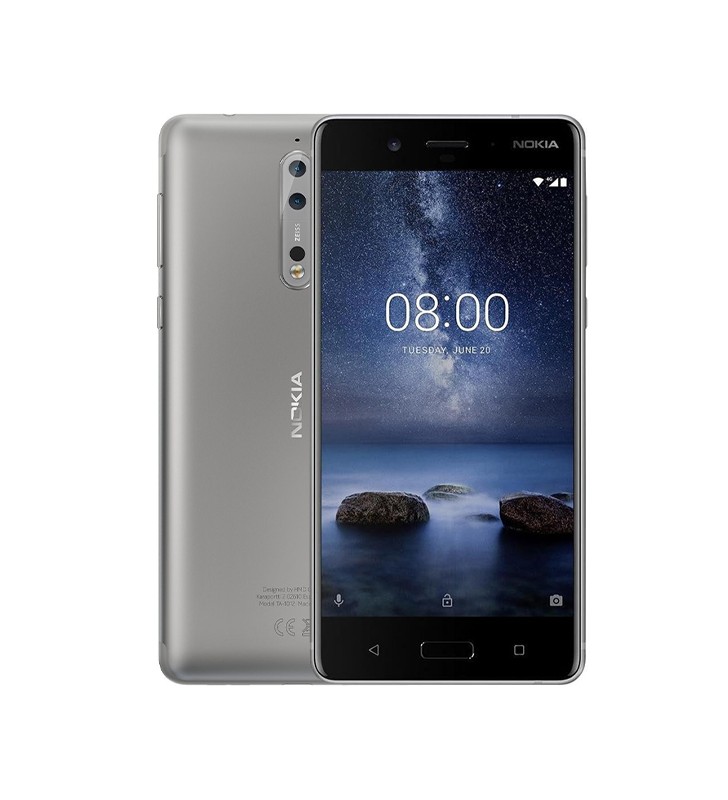 Smartphone Nokia 8 64GB 5.3 IPS LCD 13MP Steel [Grade B]"