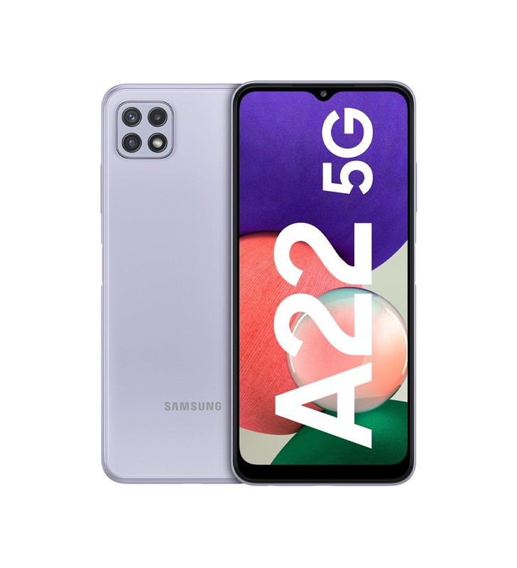 Smartphone Samsung Galaxy A22 5G SM-A226B 64GB 6.6 TFT 48MP Violet [Grade C+]"