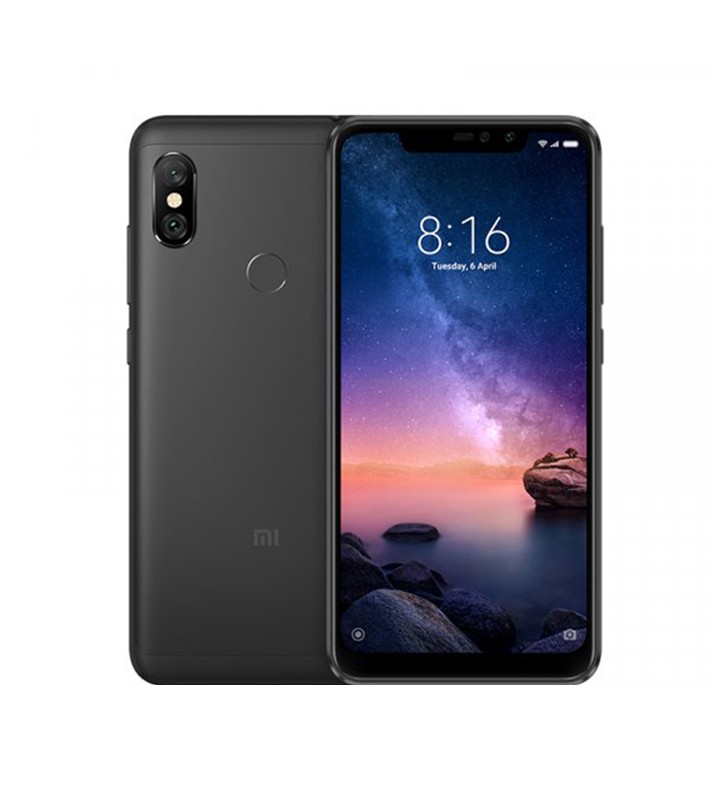 Smartphone Xiaomi Redmi Note 6 Pro 64GB 6.2 IPS LCD 12MP Black [Grade B]"