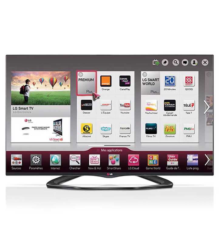 TV LG 55LA660S 55 Pollici 1920x1080 Full-HD Smart TV DVB-T Black