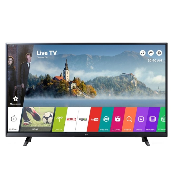 TV LG 43UJ620V-ZA 43 Pollici 3840x2160 4K UHD Smart TV LED DVB-T2 Black