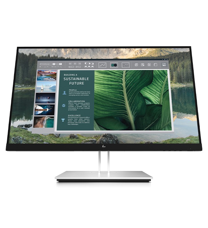 Monitor HP E24u G4 24 Pollici 1920x1080 LED USB HDMI DisplayPorts Black Silver