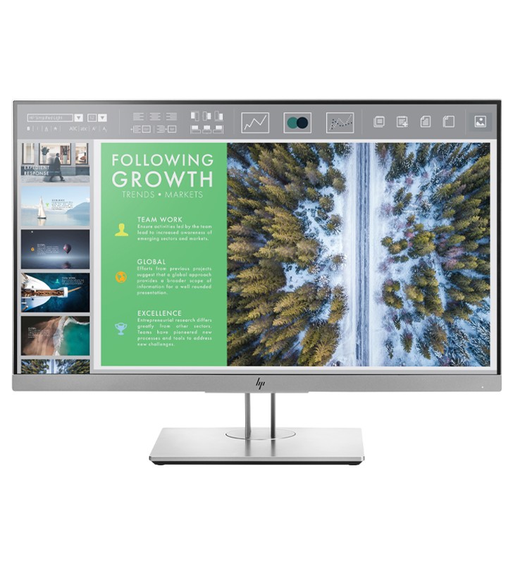 Monitor HP EliteDisplay E243 24 Pollici 1920x1080 LED Full-HD USB HDMI DisplayPort VGA Black-Silver [Grade B]