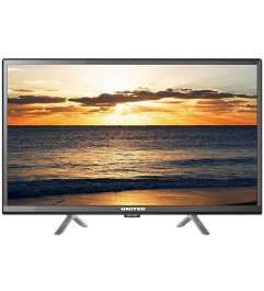 TV United LED24H44 24 Pollici 1366x768 HD LED DVB-T2 Black
