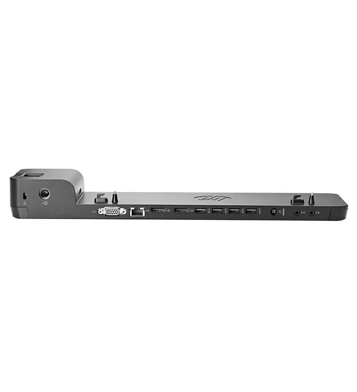 Docking Station HP UltraSlim D9Y19AV Black 4xUSB 3.0 VGA 2xDisplayPorts Alimentatore Incluso
