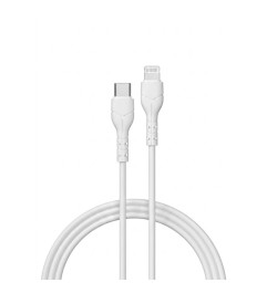 Cavo USB-C Lightning DEVIA 5V 27W 1Mt Carica e dati Bianco