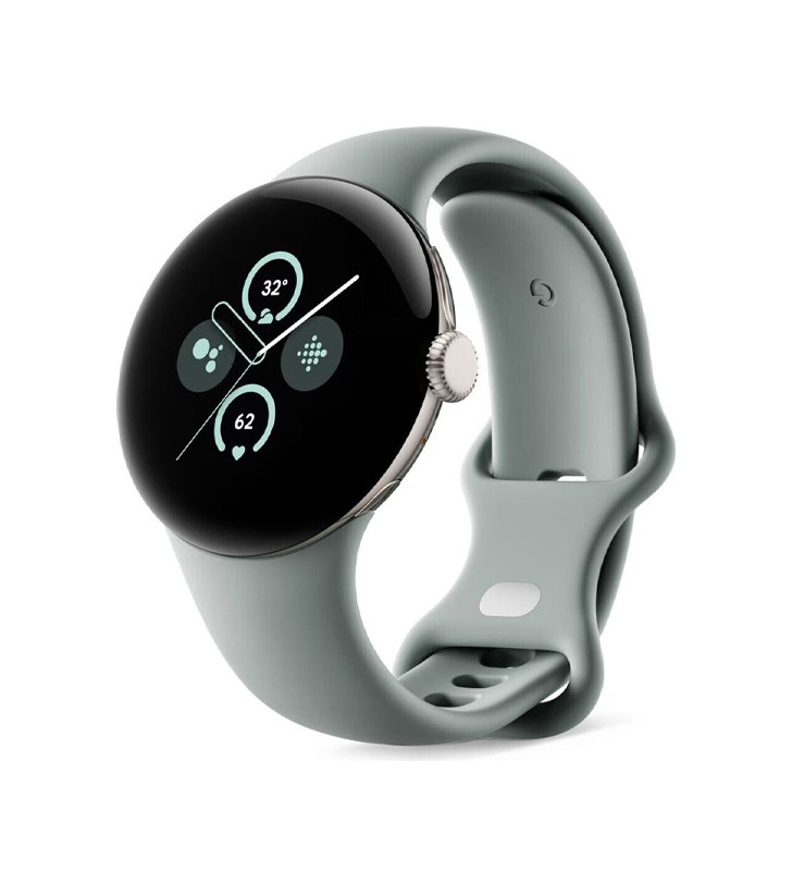 Smartwatch Google Pixel Watch 2 Aluminium 41mm 32GB AMOLED Champagne Gold - Green Strap [Grade B]