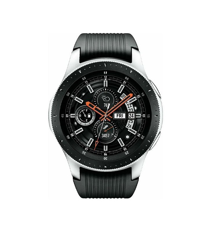 Smartwatch Samsung Galaxy SM-R800 46mm 2018 WiFi GPS Silver - Black Strap [Grade B]