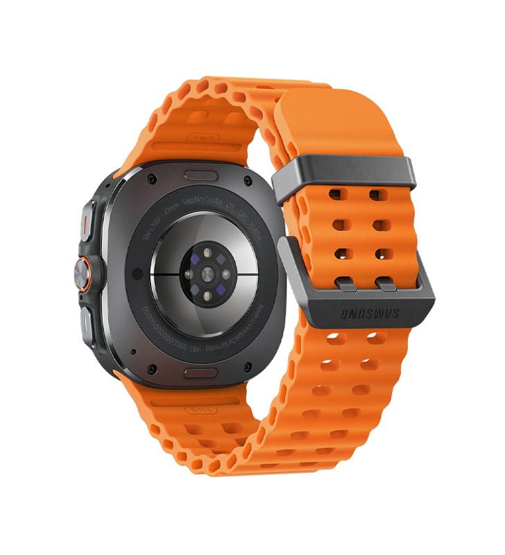 Smartwatch Samsung Galaxy Watch Ultra SM-L705F 47mm AMOLED WiFi GPS LTE Gray - Orange Strap [Grade B]