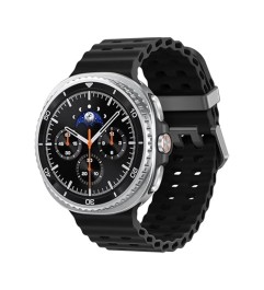Smartwatch Samsung Galaxy Watch8 Classic SM-L505 46mm GPS BT LTE Stainless Steel Silver - Black Strap [Grade A