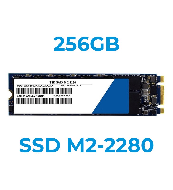 Upgrade a 256GB SSD M2