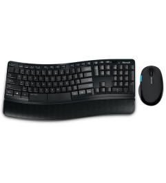 Kit Tastiera e Mouse Microsoft Desktop Wireless L3V-00013 QWERTY Italiano Nero [NUOVO]