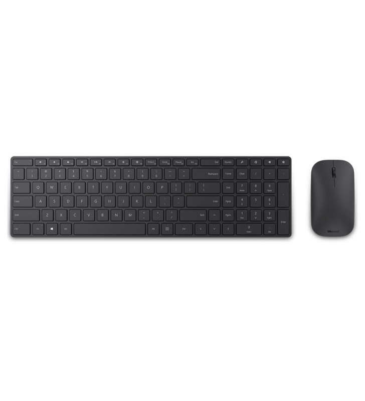 Kit Tastiera e Mouse Microsoft Designer Bluetooth Desktop Wireless 7N9-00013 QWERTY Italiano Nero [NUOVO]