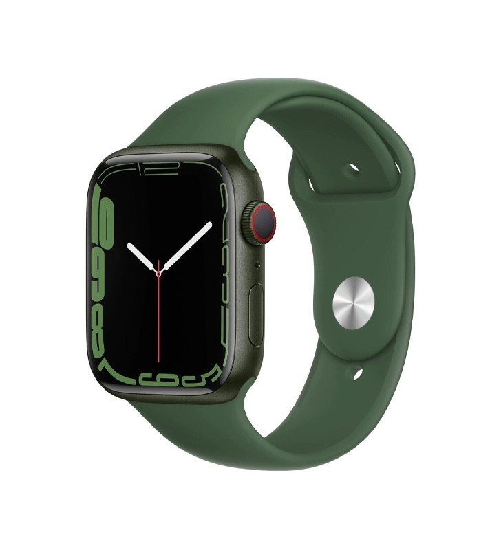 Smartwatch Apple Watch Series 7 Cellular (A2478) 45mm OLED Touchscreen WiFi LTE GPS Green [Grade C+]